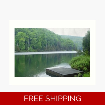 Le Studio Art Board Print Lake Perry